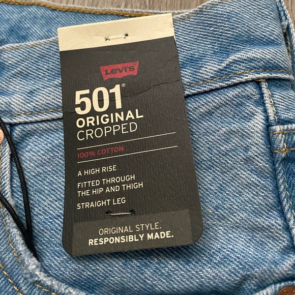 Levi’s 501® ORIGINAL CROPPED WOMEN'S JEANS - Picture 5 of 11